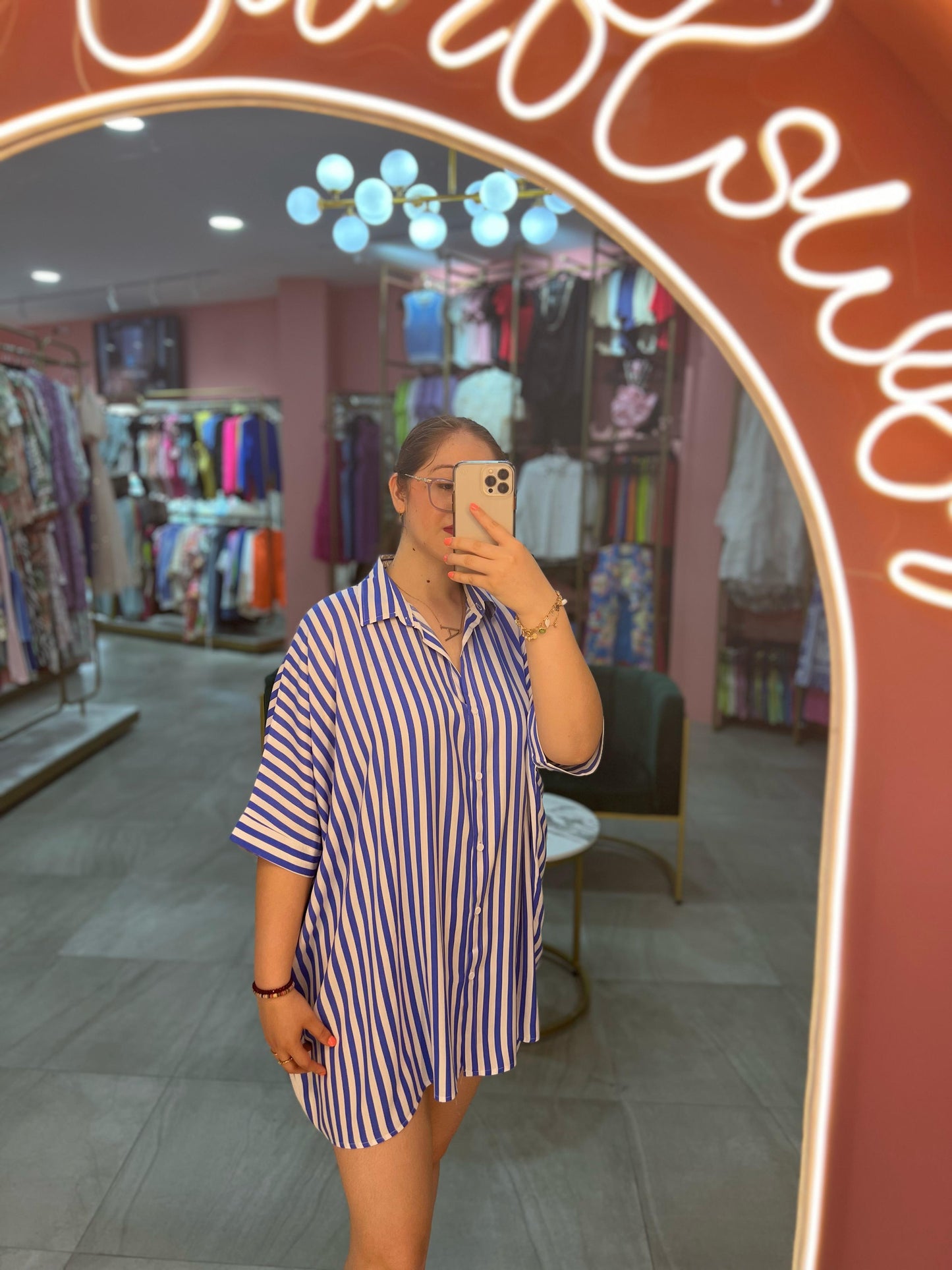 Vestido OverSize Rayado