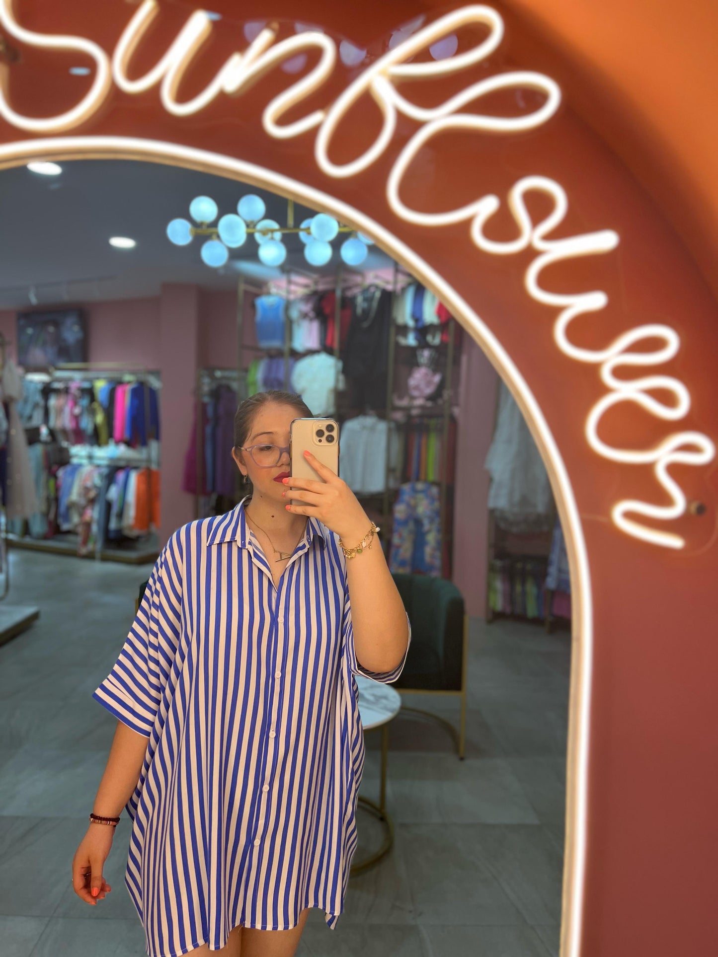 Vestido OverSize Rayado